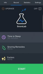 Snorelab Score Chart