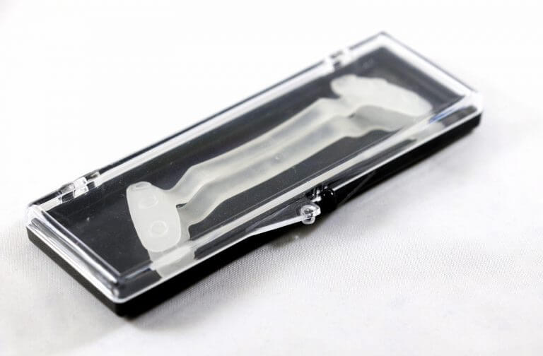 Nozovent anti-snoring device in case