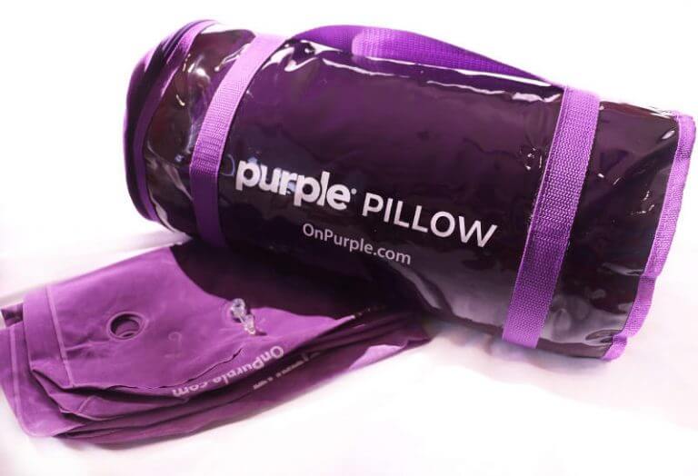 Purple Pillow travel set