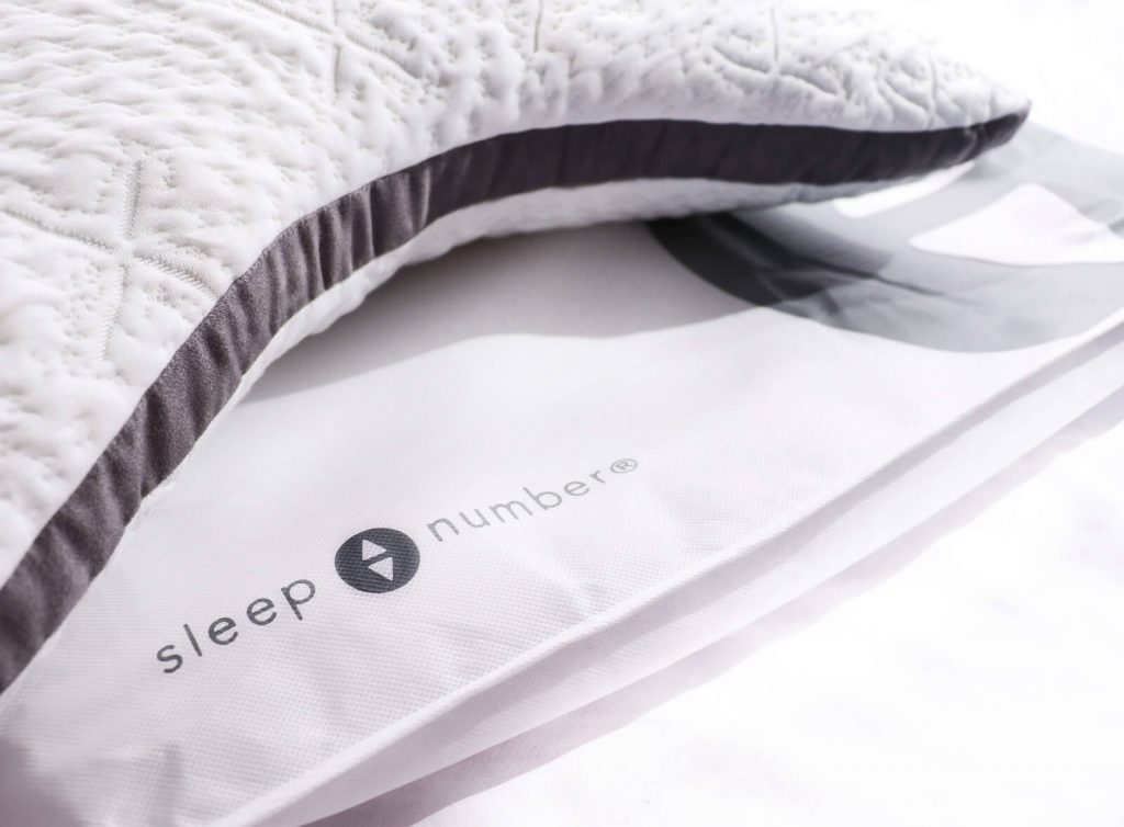 sleep number plush comfort curved pillow