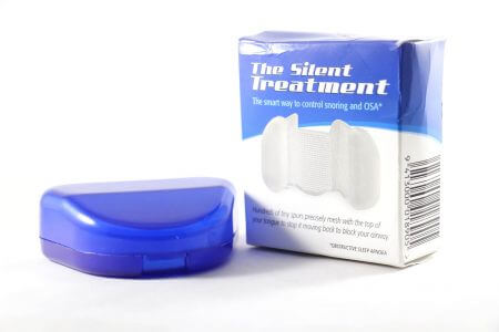 Silent Treatment tongue device and box