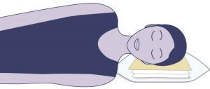 illustration of a lady laying on an eight pillow illustration of a lady laying on an eight pillow