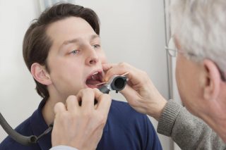throat examination