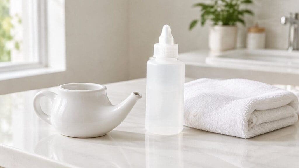 Step Nasal Rinse Treatment for a Blocked Nose at Night: What Works When You